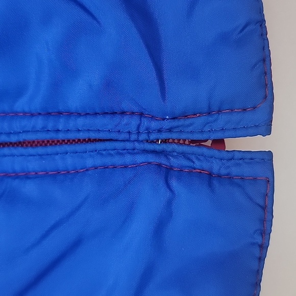 Vintage 70's Sportscaster Blue, Red Ski Jacket & Overall Bootcut  (READ FLAW)M 6 - Picture 16 of 16